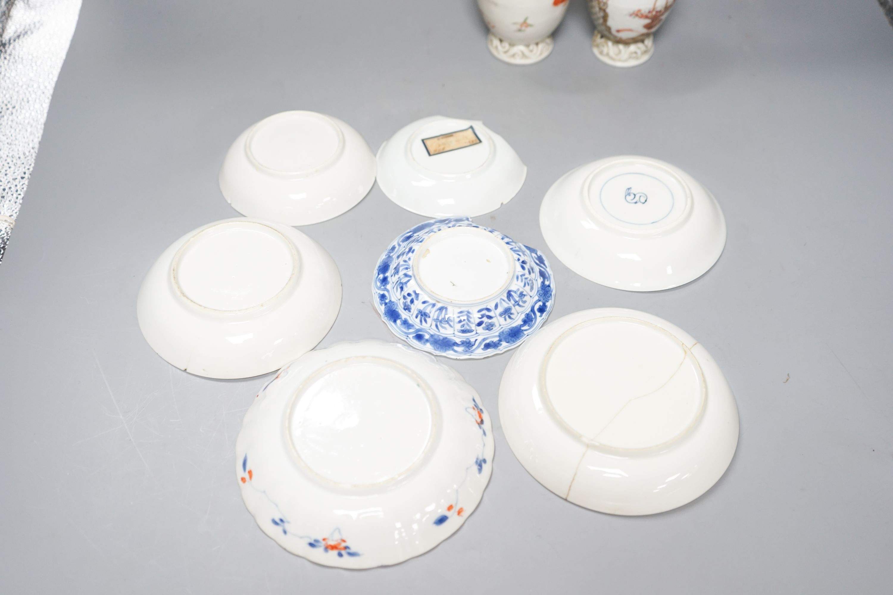 Assorted Chinese porcelain vases and tea wares, Qing dynasty or later